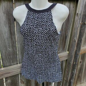 ANN TAYLOR PRINT TOP SIZE XS